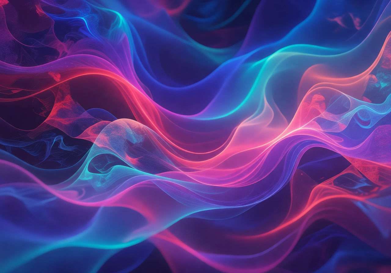 Abstract dark red cyber gradients and light beams